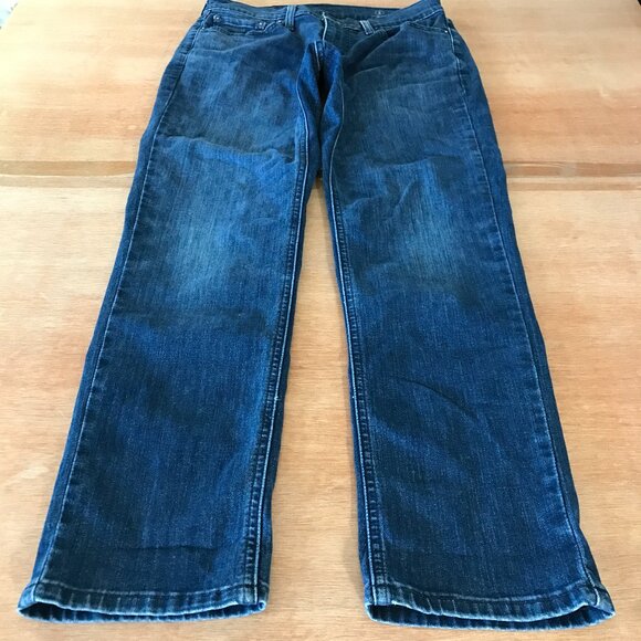 Levi's 541 All Seasons Tech Jeans Men 30x28 Blue Low Rise Dark Wash Stretch - Picture 1 of 13